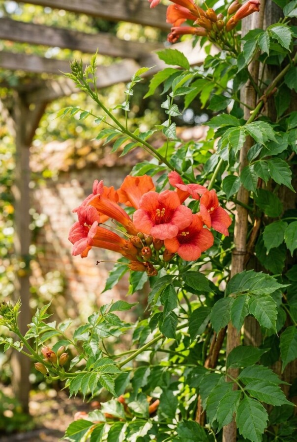 Campsis tagliabuana 'Mme Galen' tige 80-100 cm C2