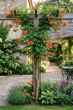 Campsis radicans sur tige