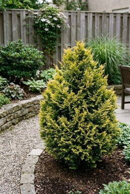 Chamaecyparis 'Yellow Teddy Bear' Arbuste