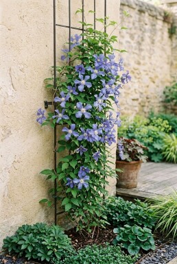 Clematis 'Blekitny Aniol' Tuteur