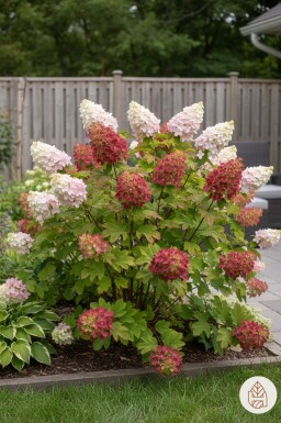 Hydrangea quercifolia 'Ruby Slippers' arbuste 40-50 cm