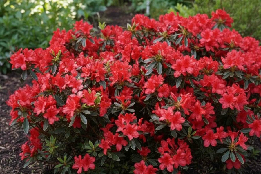 Rhododendron du Japon Azalea japonica 'Hot Shot' arbuste Azalea japonica 'Hot Shot' arbuste