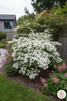 Cornus kousa 'Weiße Fontäne' arbuste 175-200 cm C80
