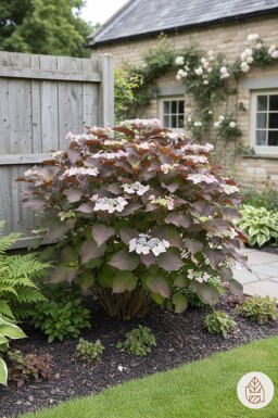 Hydrangea aspera 'Hot Chocolate' arbuste 25-30 cm