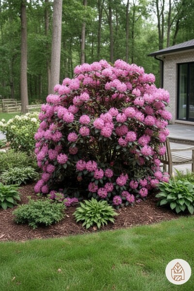 Rhododendron 'Roseum Elegans' arbuste 40-50 cm