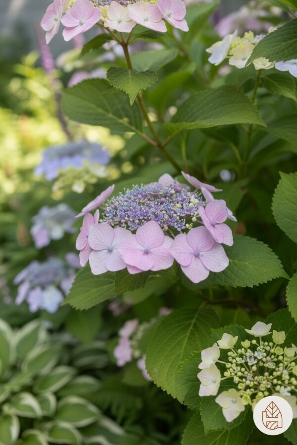 Hydrangea serrata 'Bluebird' arbuste 60-80 cm