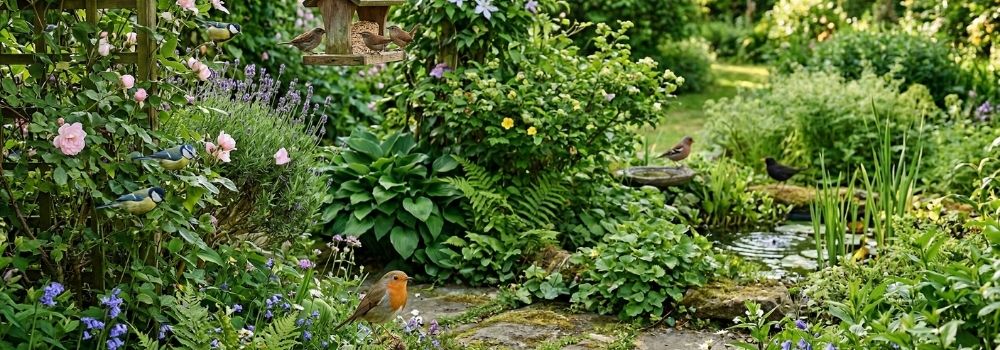 Plantation naturelle pour oiseaux et petits animaux